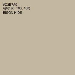 #C3B7A0 - Bison Hide Color Image